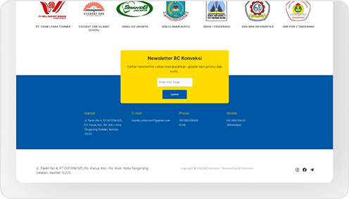 Portofolio-desain-pembuatan-website-company-profile-perusahaan-BC-Konveksi-menggunakan-WordPress-VRDA-Desain-Footer