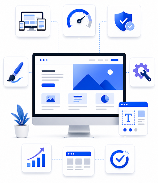 features on website redesign services