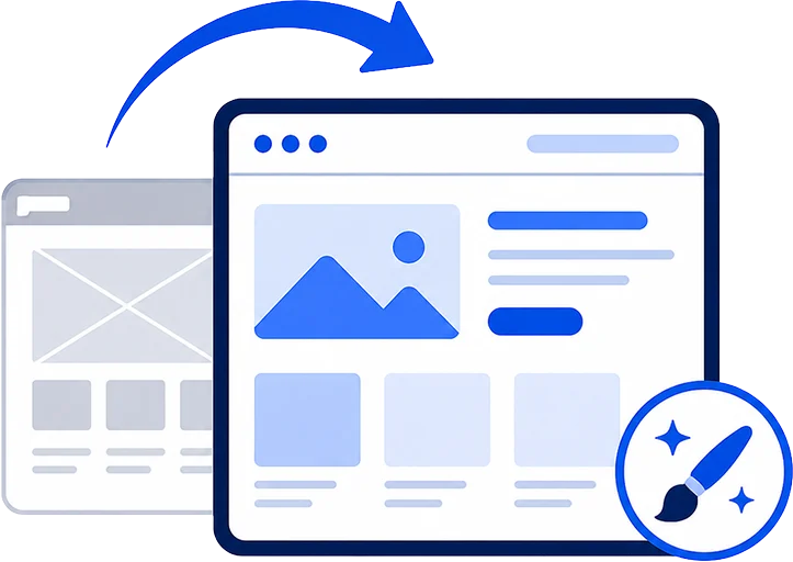 website redesign services icon
