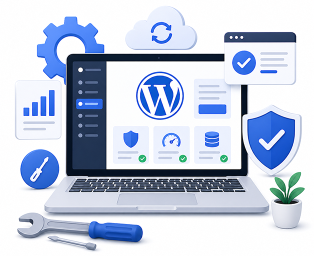 wordpress maintenance service hero image
