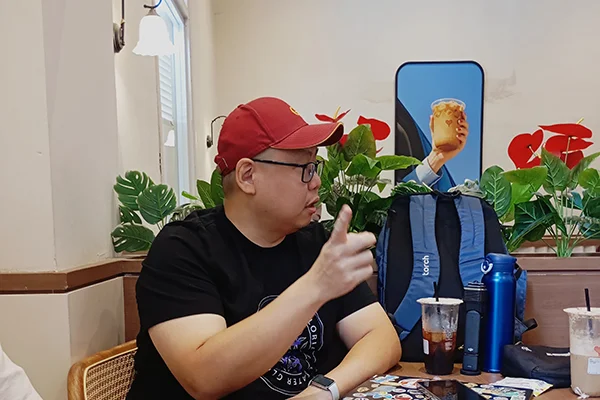 Kak David Sedang Menjelaskan Mengenai AI pada WordPress