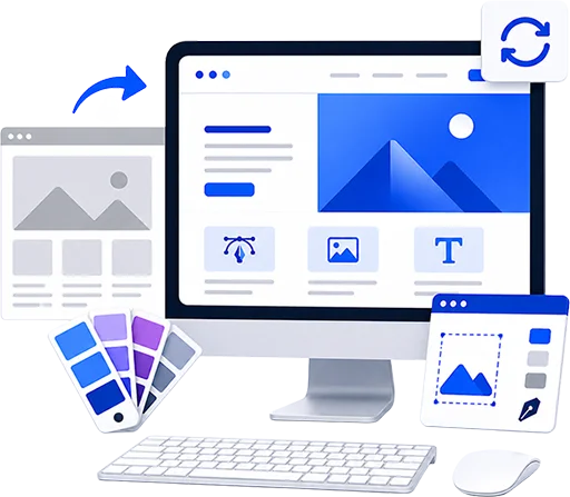 website redesign service hero image homepage