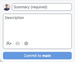 github desktop commit